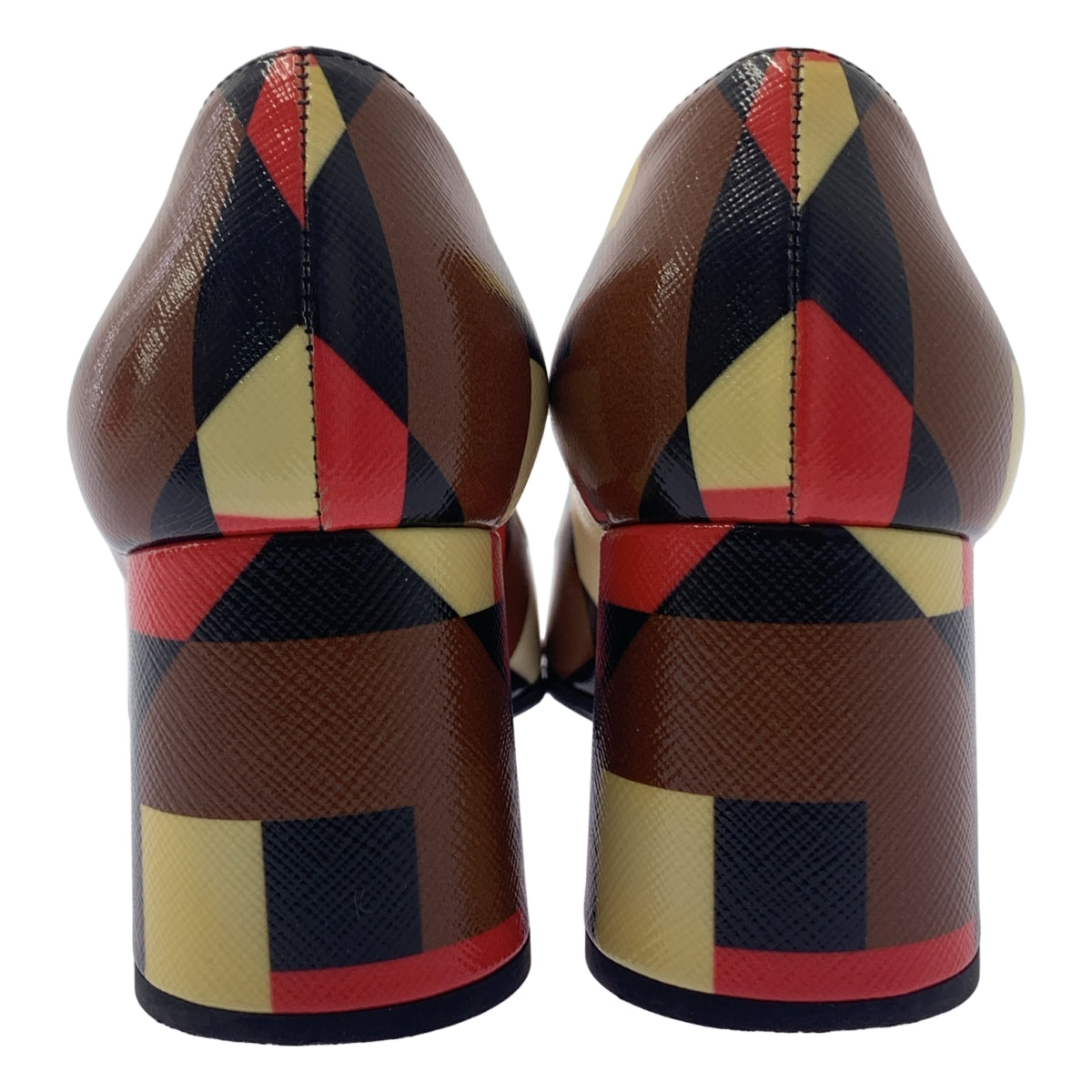 PRADA | 幾何粗跟高跟鞋 | 35 1/2 | 多色 | 女款