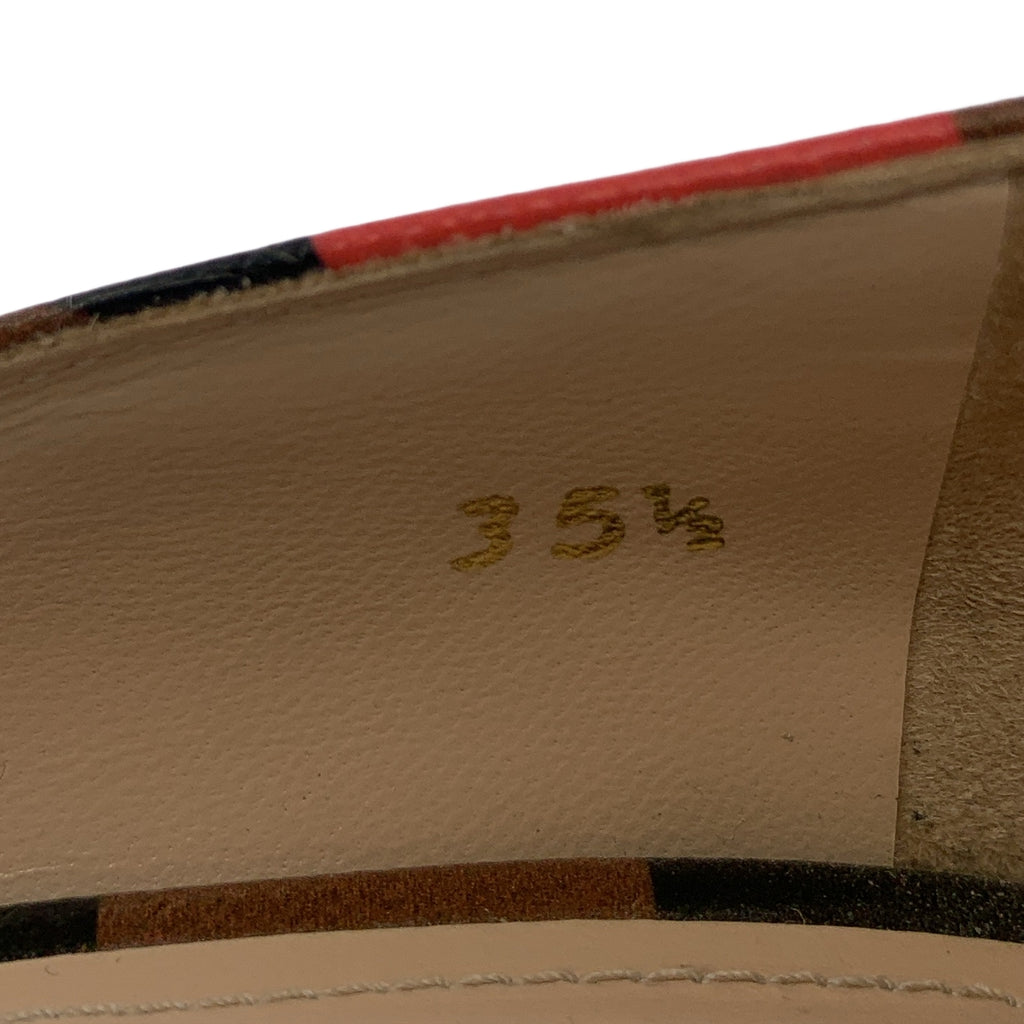 PRADA / プラダ | 幾何学模様 チャンキーヒール パンプス | 35 1/2 | マルチカラー | レディース