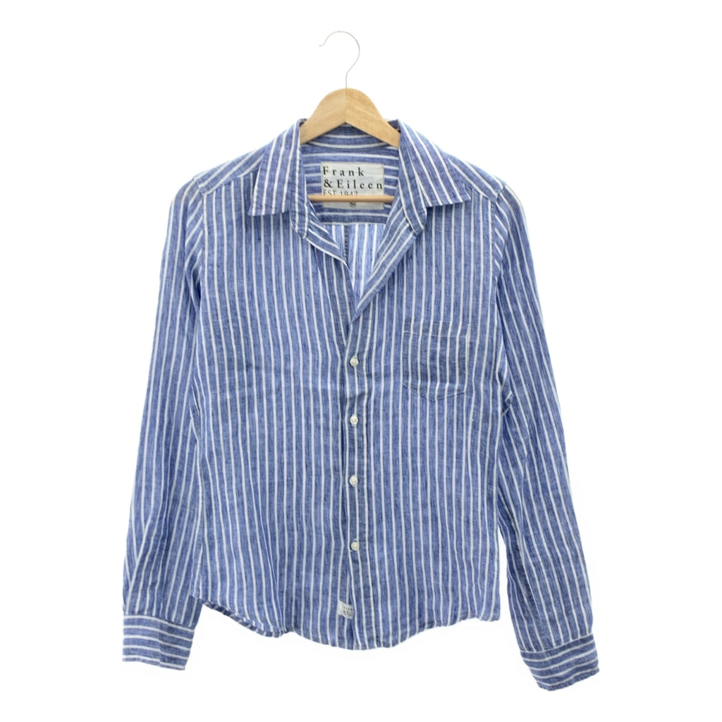 Frank &amp; Eileen / 프랭크 앤 아이린 | 린넨 스트라이프 셔츠 | XS | 여성
