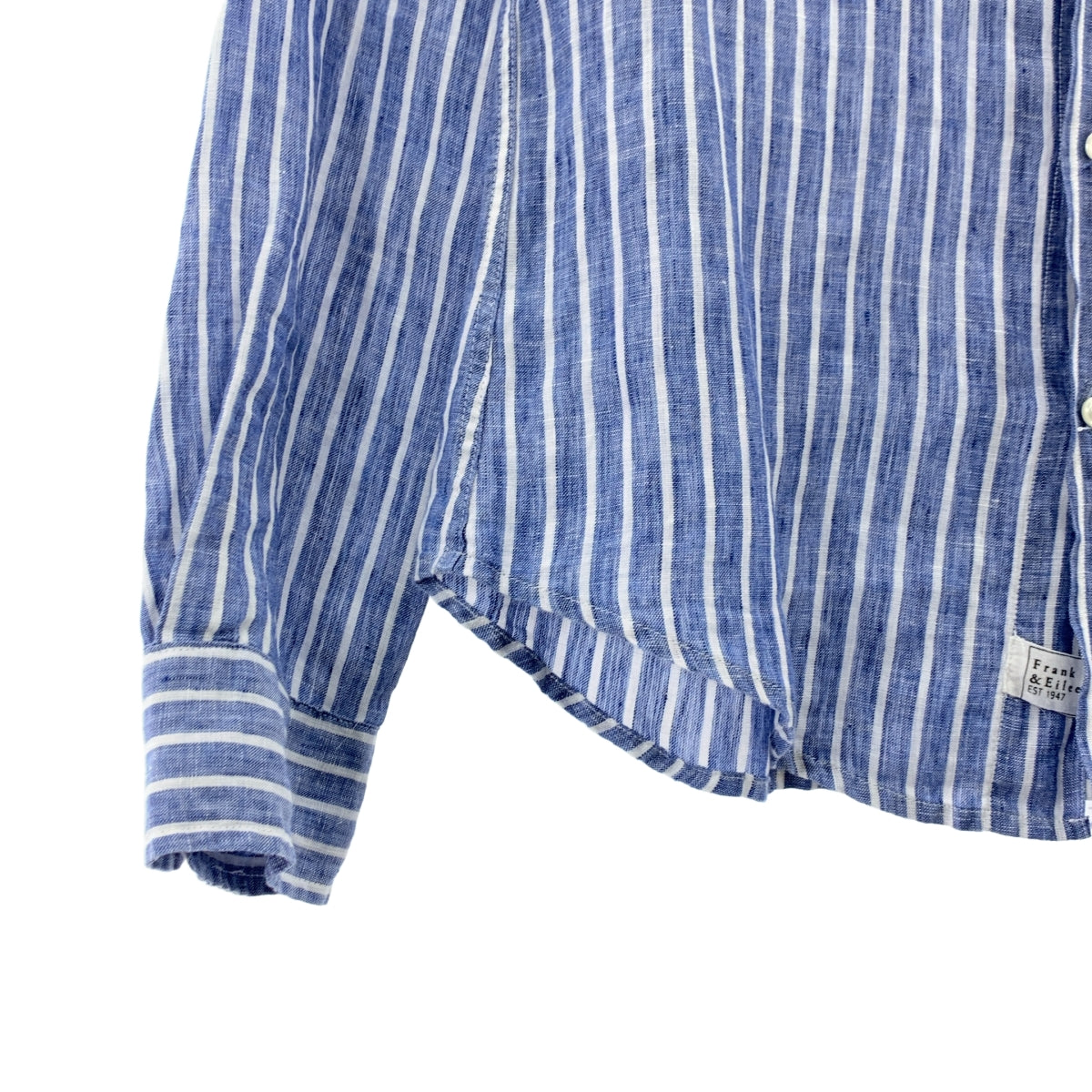 Frank &amp; Eileen / 프랭크 앤 아이린 | 린넨 스트라이프 셔츠 | XS | 여성