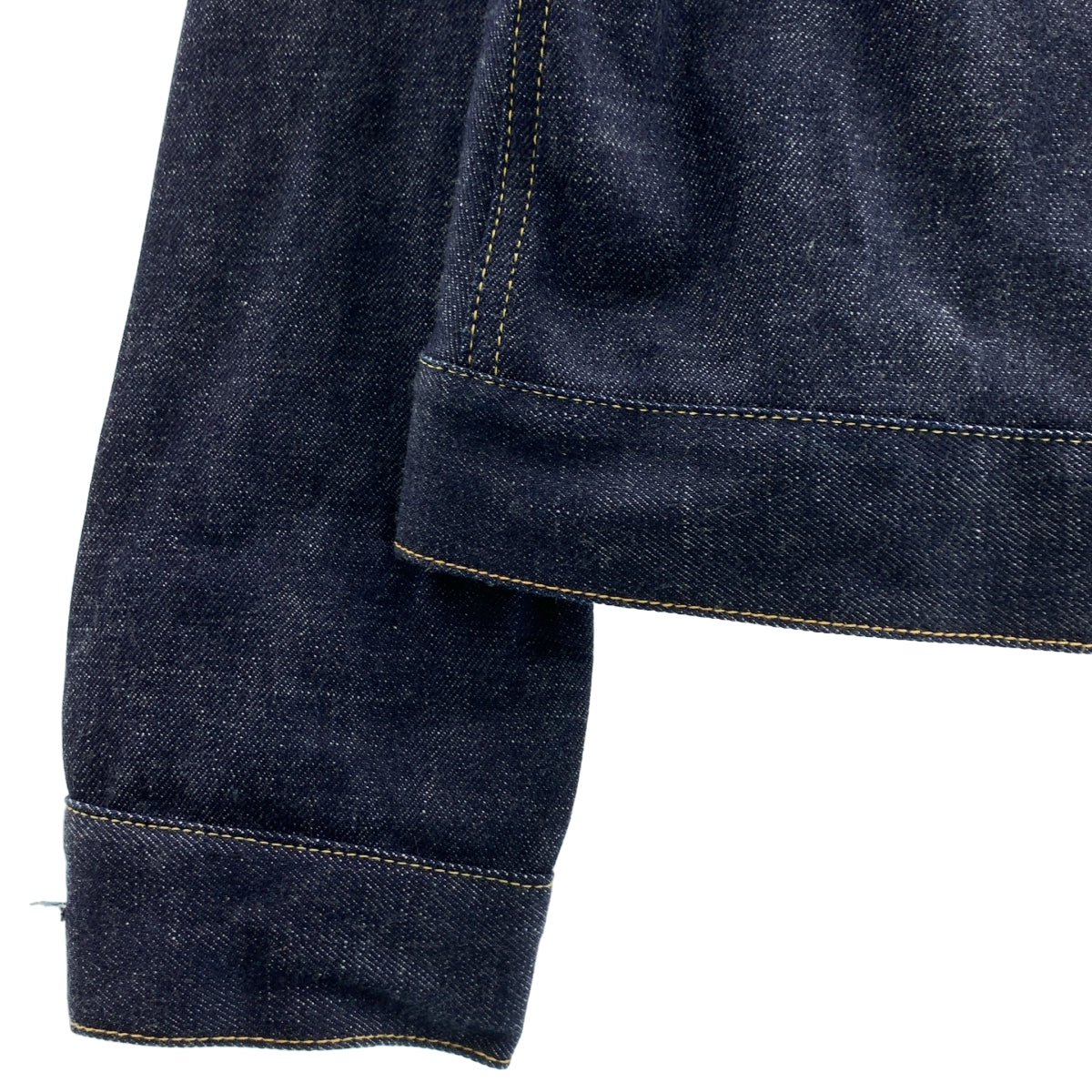 scye basics | 鑲邊牛仔外套 | 海軍藍鑲邊牛仔卡車司機外套 | 尺寸 38 | 男款