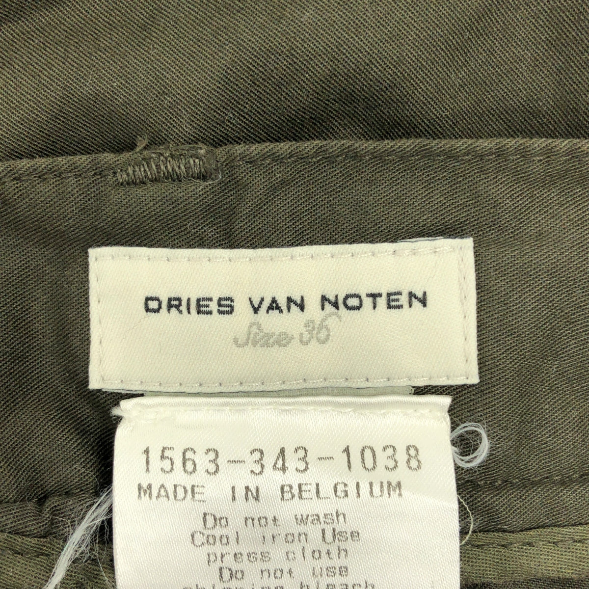 DRIES VAN NOTEN | Cotton wide pants | Size 36 | Women's