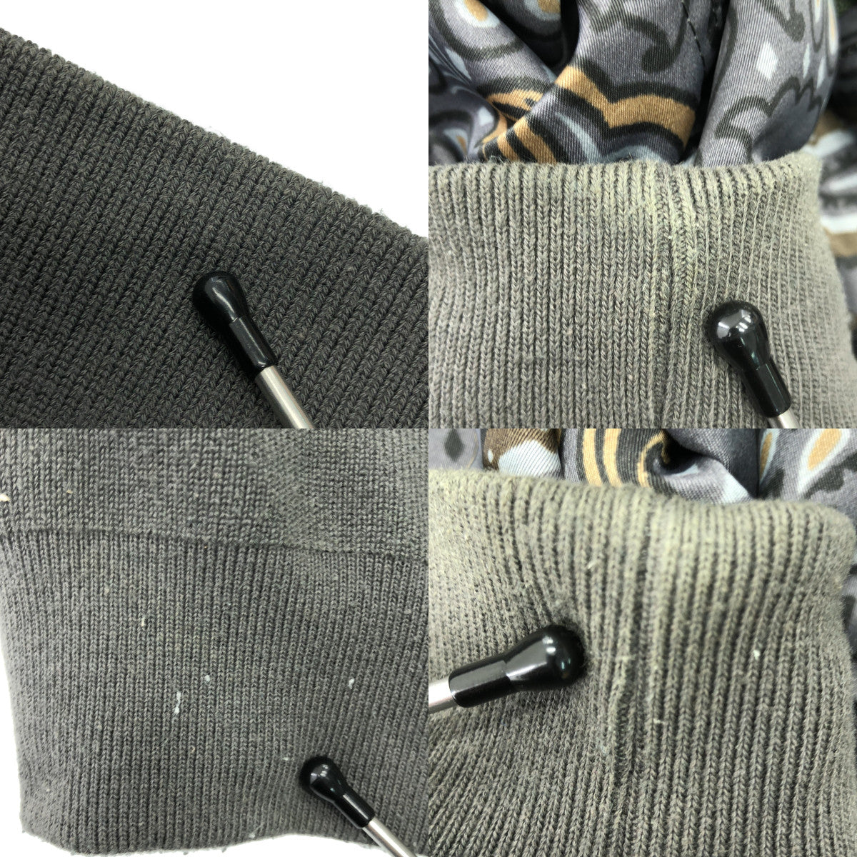 sacai / サカイ | Bandana Blouson MA-1 / 総柄 フライトジャケット ボンバー ブルゾン | 1 | グレー | メンズ