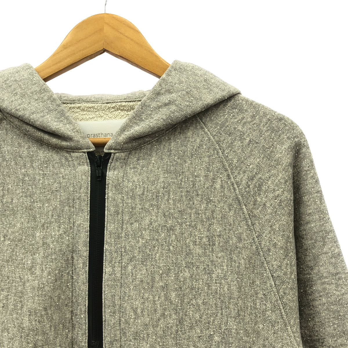 【新品】  prasthana / プラスターナ | allweather sweat half zip hoodie | S | グレー | メンズ