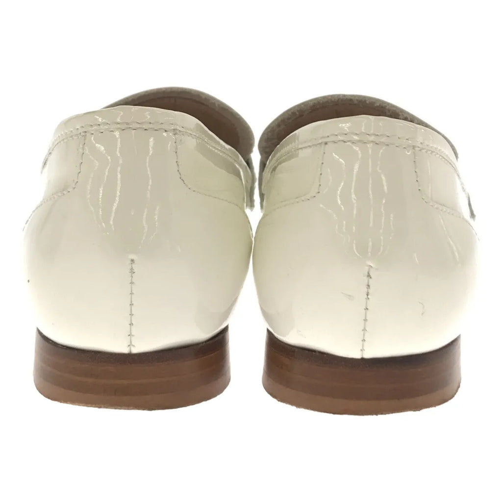 Luca Grossi / ルカグロッシ | フリンジ エナメル ローファー | 34 1/2 | ホワイト | レディース