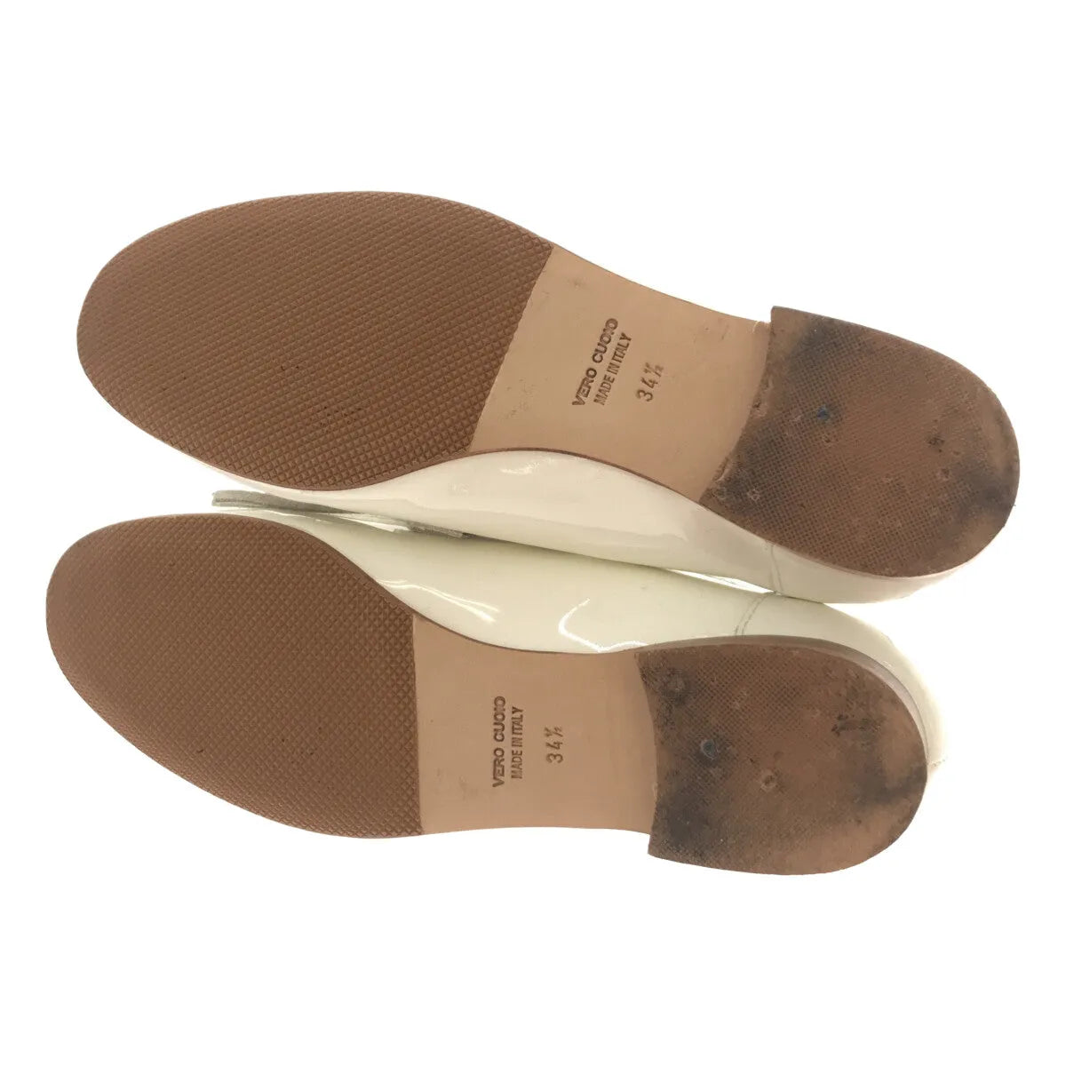 Luca Grossi / ルカグロッシ | フリンジ エナメル ローファー | 34 1/2 | ホワイト | レディース