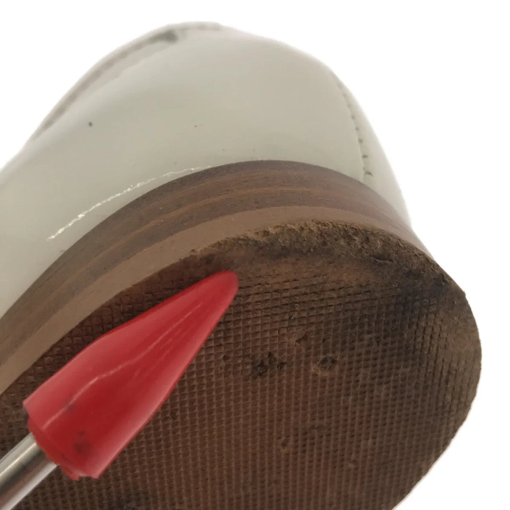 Luca Grossi / ルカグロッシ | フリンジ エナメル ローファー | 34 1/2 | ホワイト | レディース