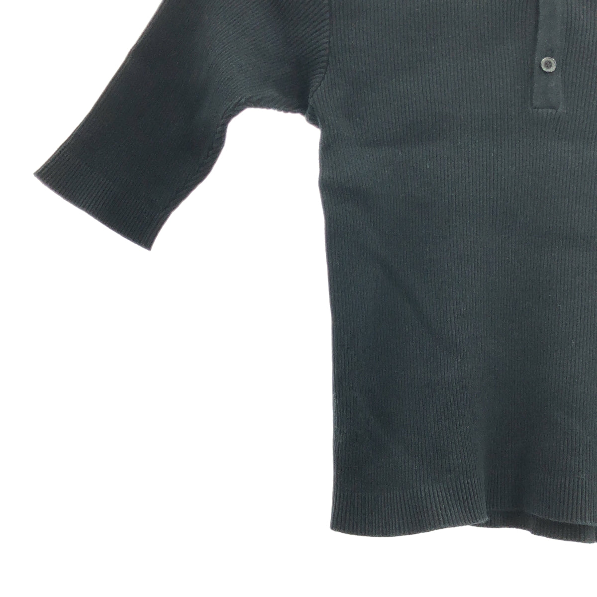 AURALEE / オーラリー | GIZA HIGH GAUGE RIB KNIT POLO ニット | 1