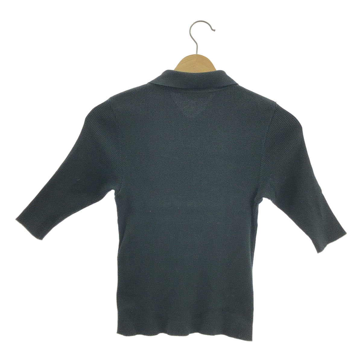AURALEE / オーラリー | GIZA HIGH GAUGE RIB KNIT POLO ニット | 1 | レディース