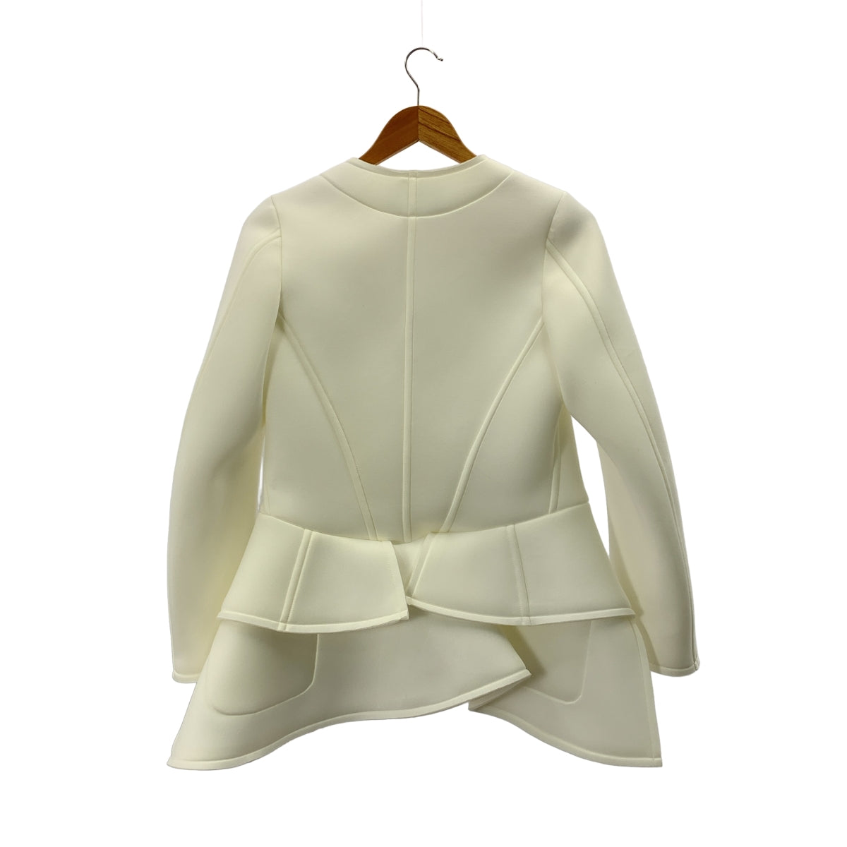 COMME des GARCONS / コムデギャルソン | 2020AW | ノーカラー カットオフ ボリュームジャケット | XS | レディース