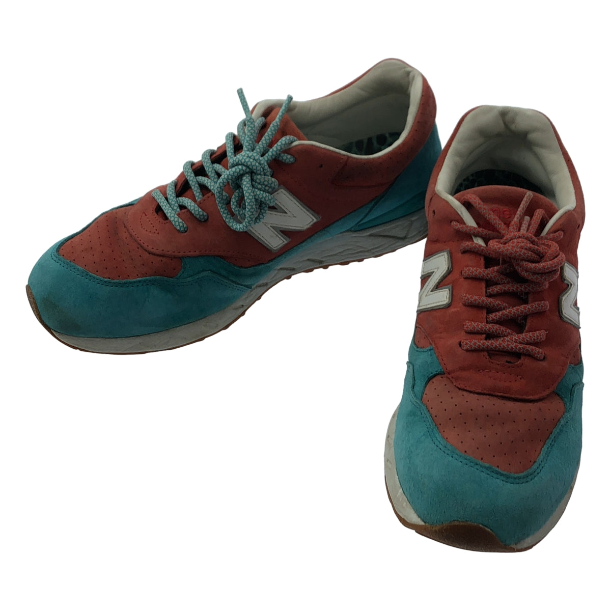 New Balance / 뉴 밸런스 | 496 Concepts Regatta 운동화 | 28 | Red/Turquoise | 남성