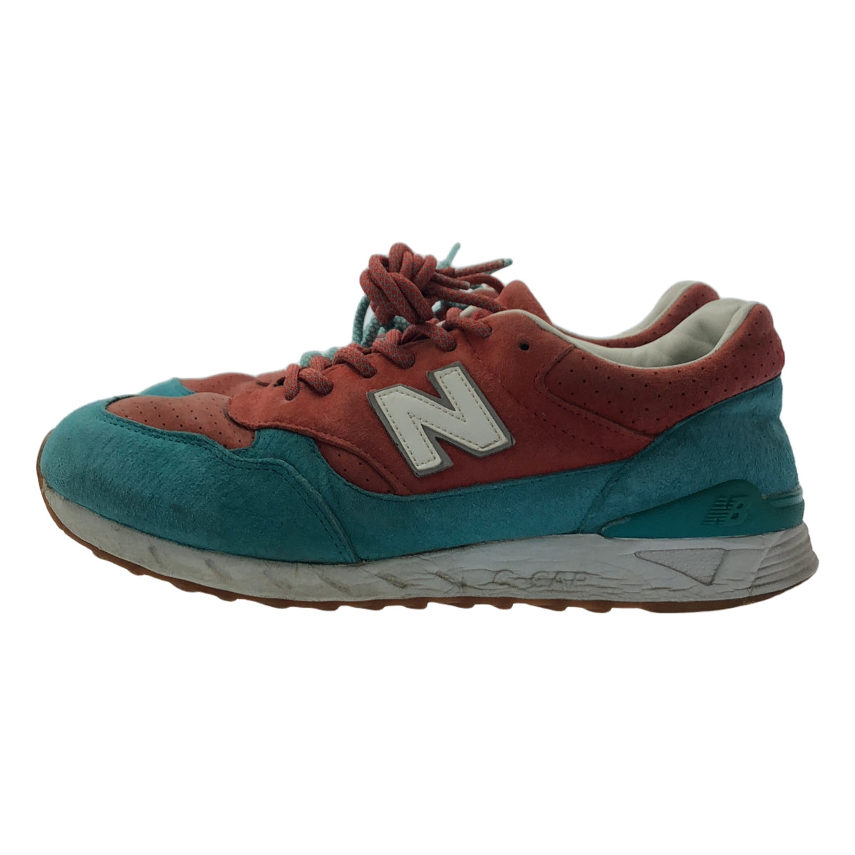 New Balance / 뉴 밸런스 | 496 Concepts Regatta 운동화 | 28 | Red/Turquoise | 남성