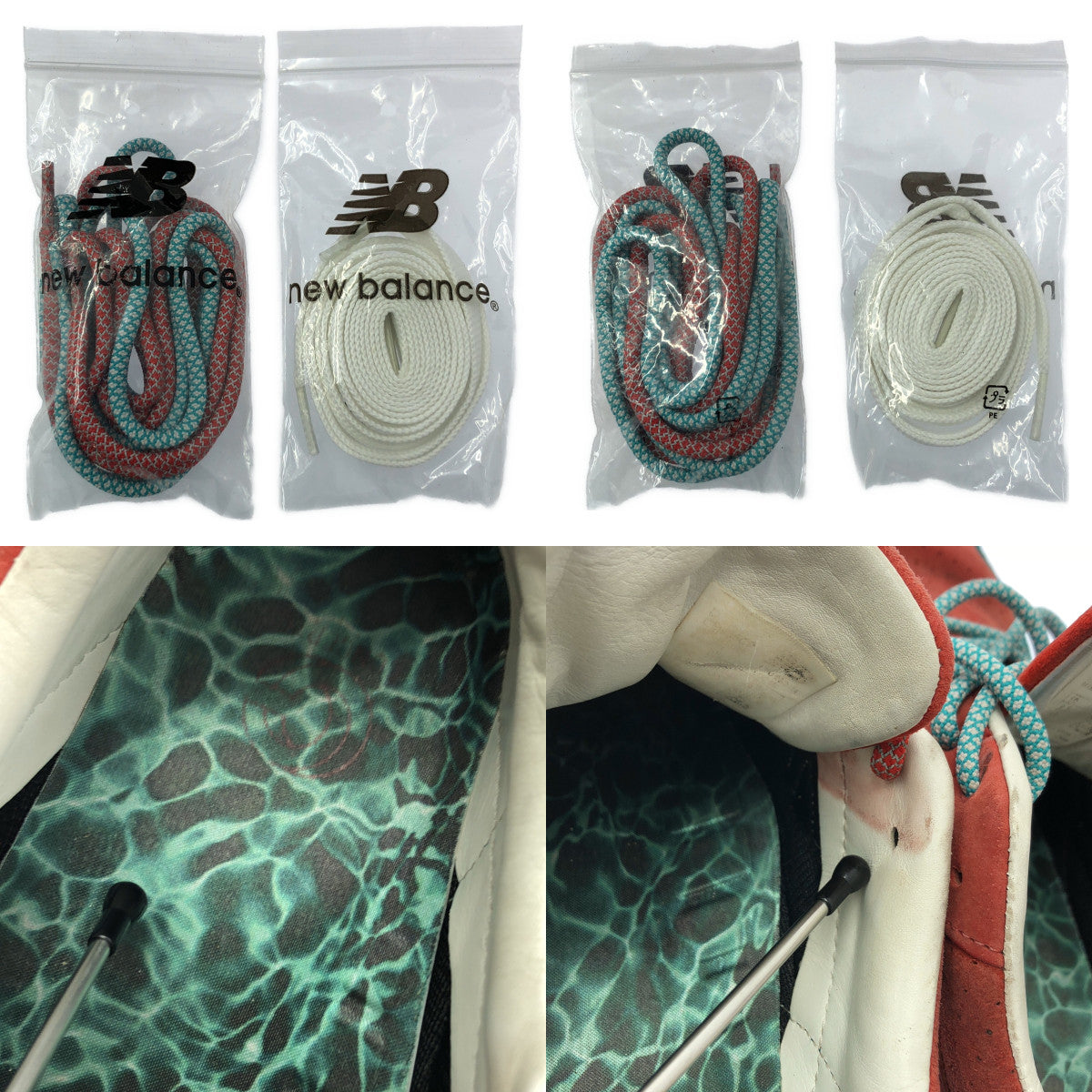 New Balance / ニューバランス | 496 Concepts Regatta スニーカー | 28 | Red/Turquoise | メンズ