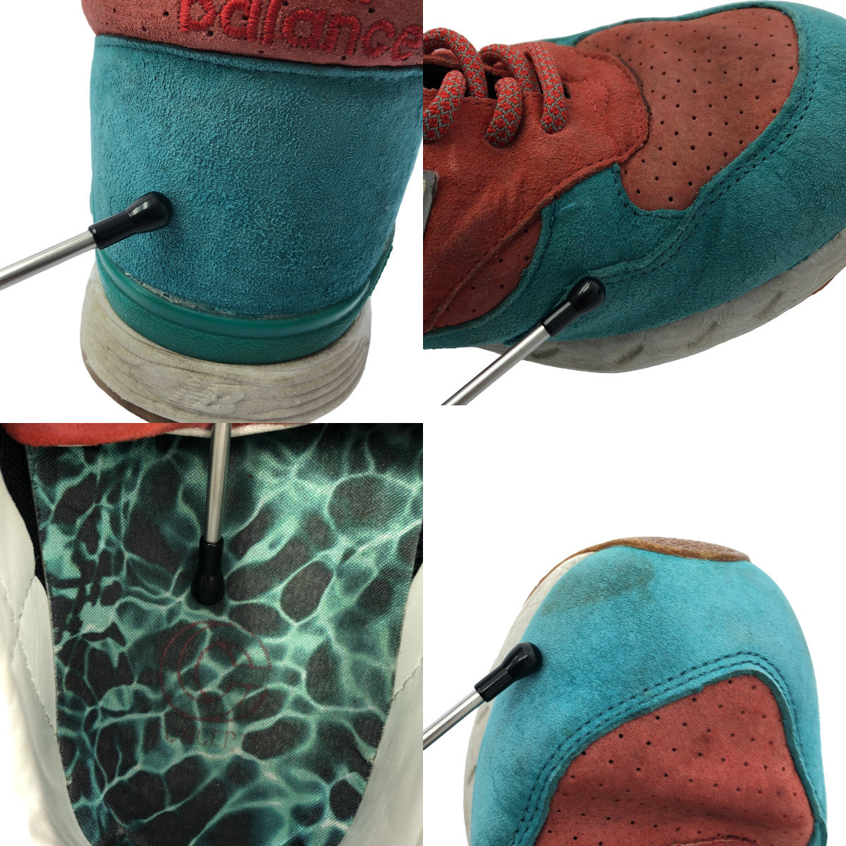 New Balance / ニューバランス | 496 Concepts Regatta スニーカー | 28 | Red/Turquoise | メンズ