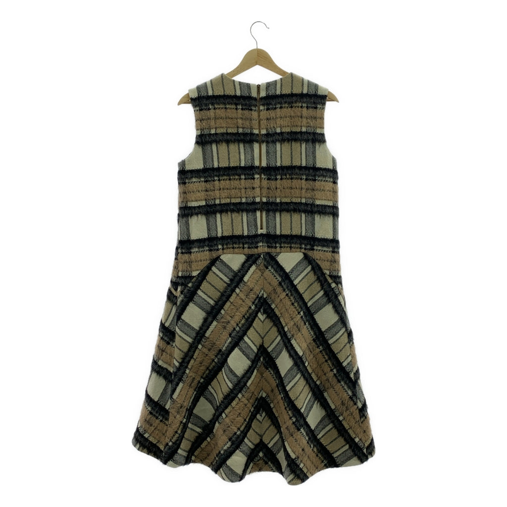 ADORE / アドーア | ウール アルパカ チェック ワンピース | 38 | レディース