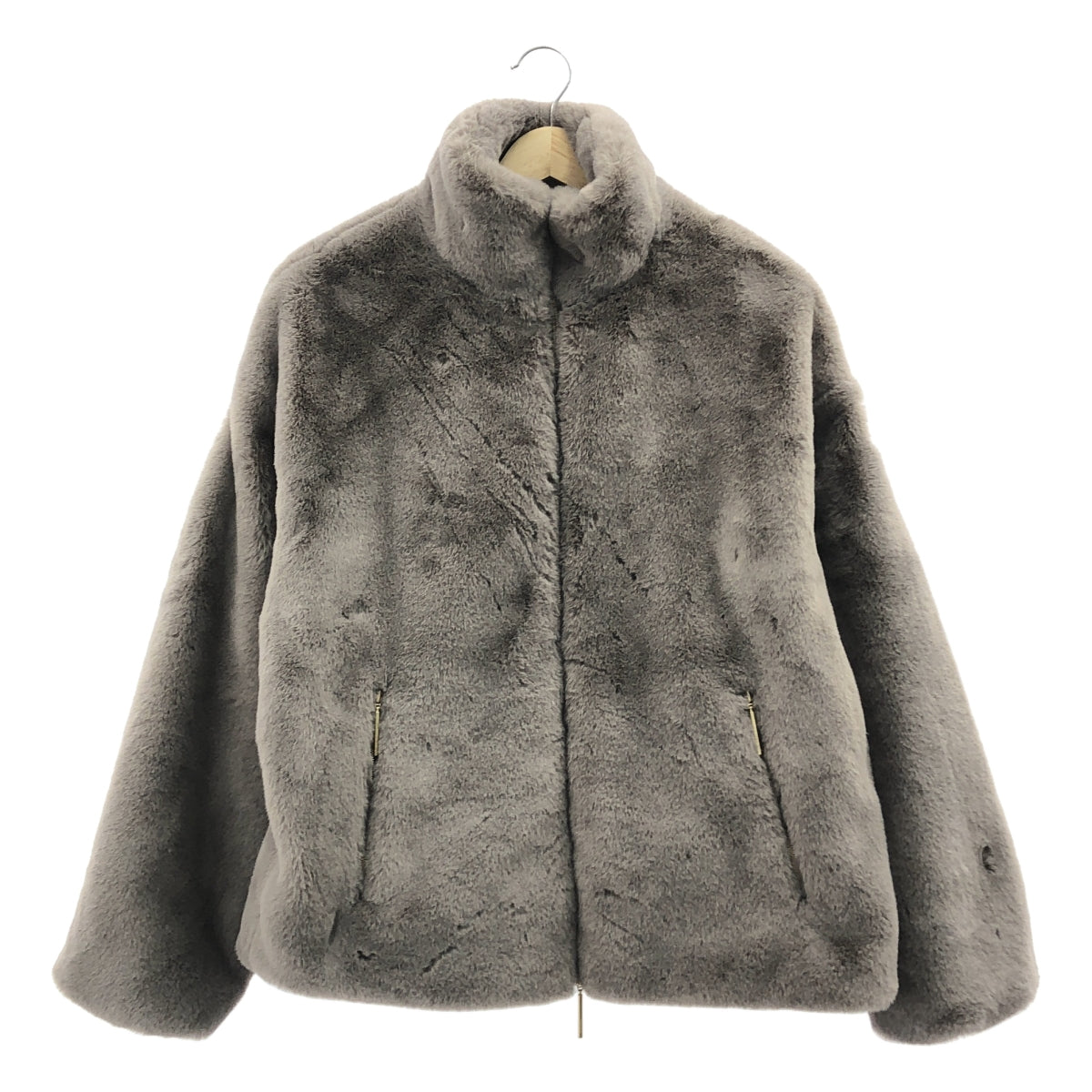 [狀況極佳] TATRAS | BARBRA 超大號環保毛外套 | 尺寸 02 | 灰色 | 女款