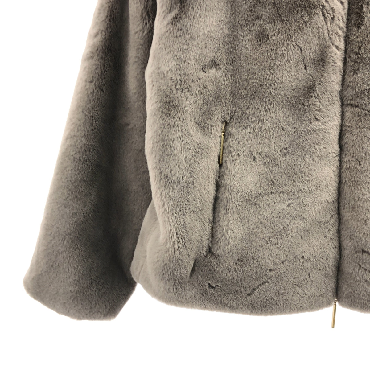 [狀況極佳] TATRAS | BARBRA 超大號環保毛外套 | 尺寸 02 | 灰色 | 女款