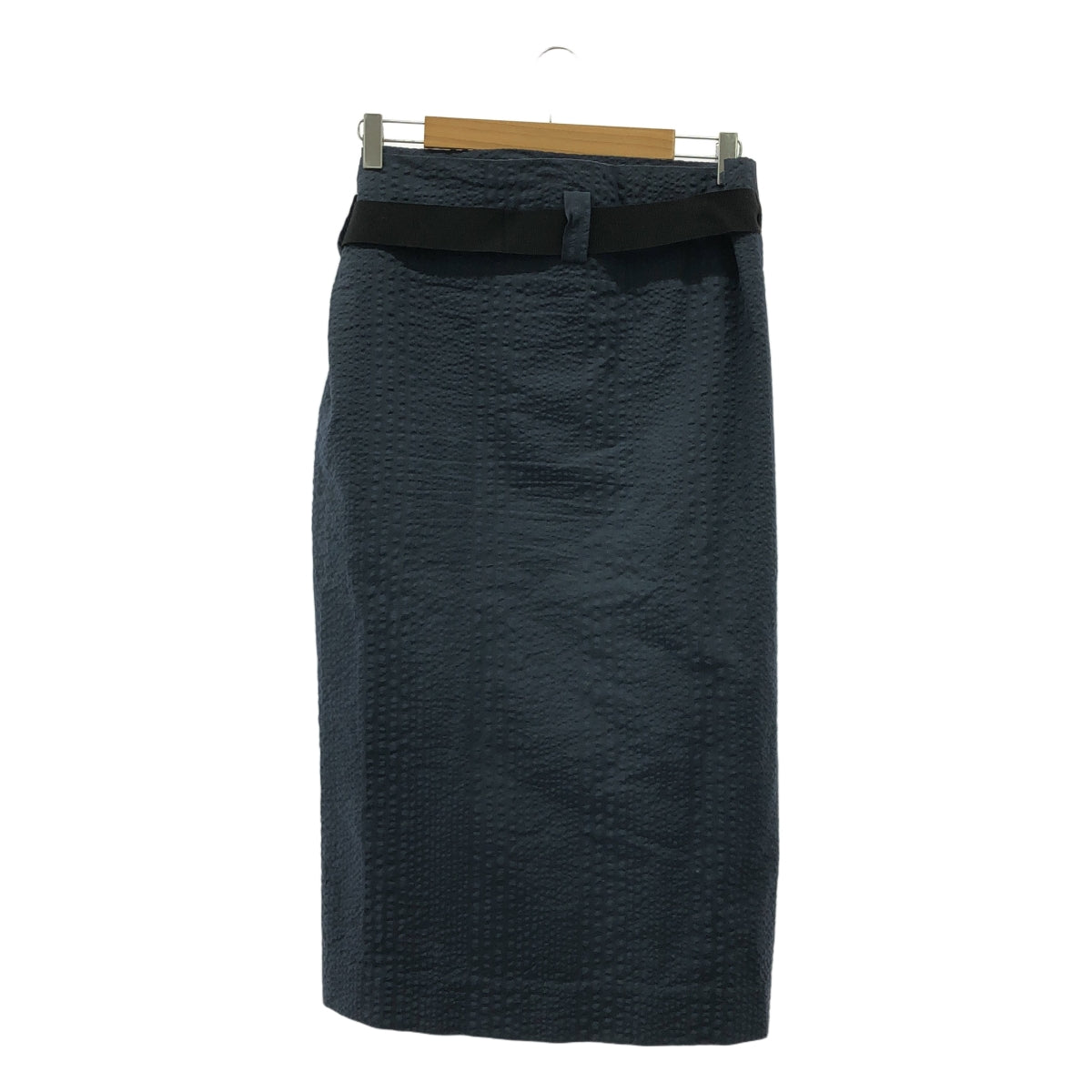 YLEVE / 일레브 | 코튼 랩 스커트 | 1 | 네이비 | 여성