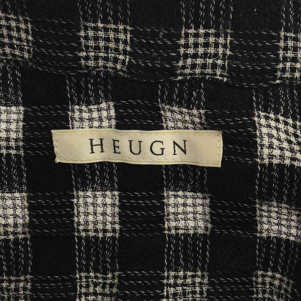 HEUGN / ユーゲン | SHIRT 056 / Bobby Check ウール混シアサッカー チェックシャツ | 3 | メンズ