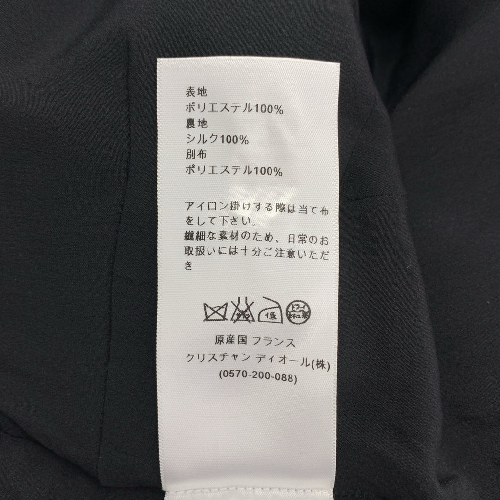 【미품】 Christian Dior / 크리스챤 디올 | 플라워 레이스 백 Zip 민소매 드레스 원피스 / 총 안감 | 38 | 블랙 / 네이비 | 여성