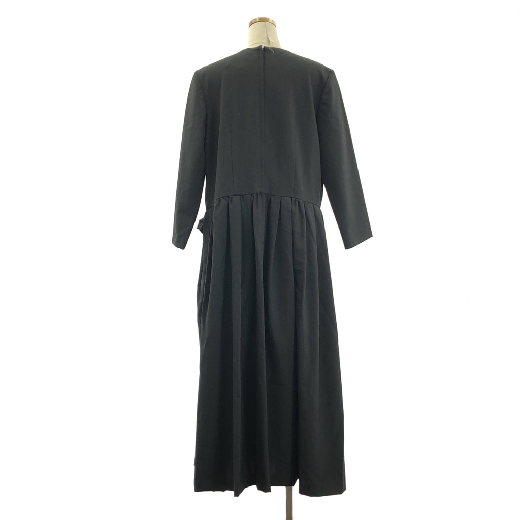 COMME des GARCONS | 巴黎時裝週2021 秋冬 |羊毛 3D 緞帶套頭洋裝 | SHOPBOP L 號 |女性的