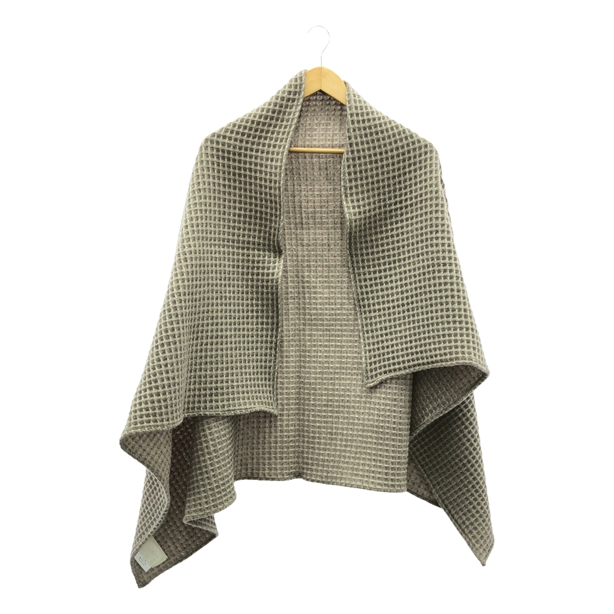 【新品】  R+D. LAB  / アールアンドディーラボ | Cialda CM/07 /Project Woven Textile Blanket / カシミヤ ブレンド ウール ブランケット  膝掛け | グレー | レディース