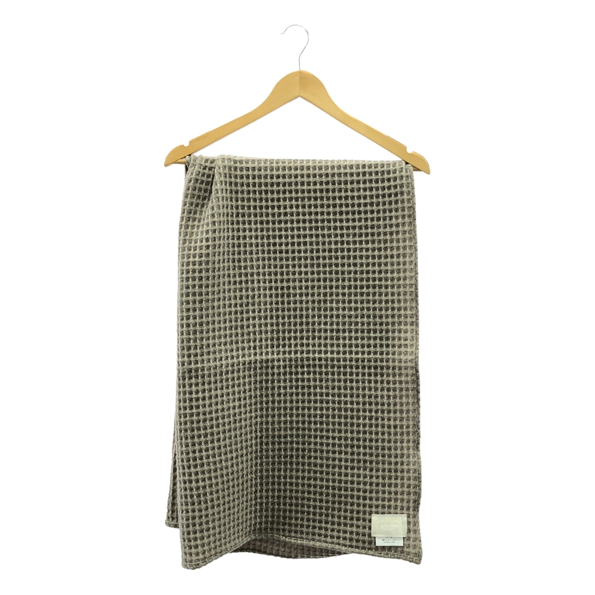 【新品】  R+D. LAB  / アールアンドディーラボ | Cialda CM/07 /Project Woven Textile Blanket / カシミヤ ブレンド ウール ブランケット  膝掛け | グレー | レディース