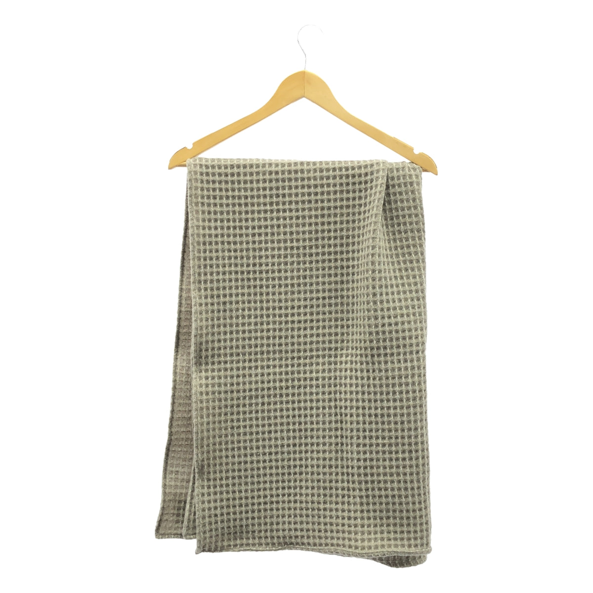 【新品】  R+D. LAB  / アールアンドディーラボ | Cialda CM/07 /Project Woven Textile Blanket / カシミヤ ブレンド ウール ブランケット  膝掛け | グレー | レディース