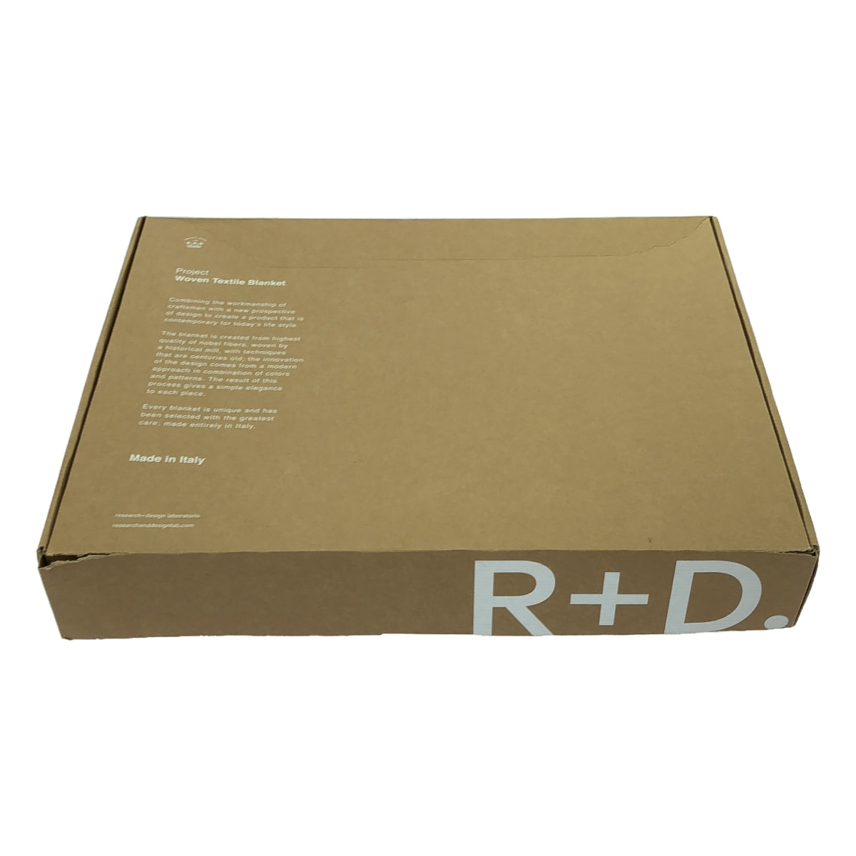 【新品】  R+D. LAB  / アールアンドディーラボ | Cialda CM/07 /Project Woven Textile Blanket / カシミヤ ブレンド ウール ブランケット  膝掛け | グレー | レディース