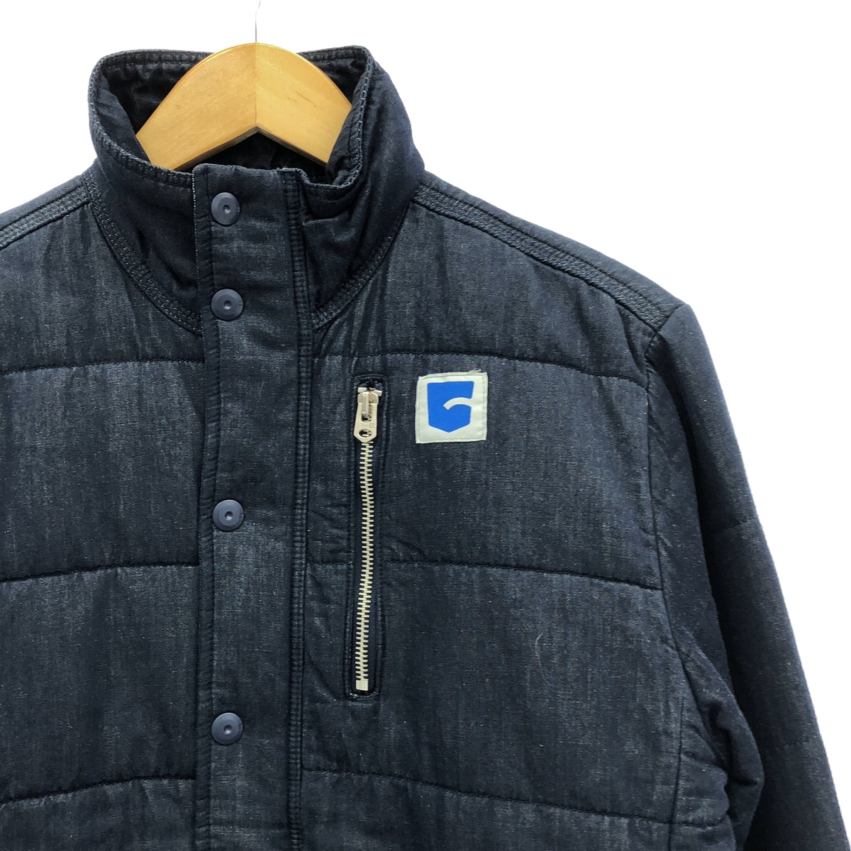 G-STAR RAW / ジースターロー | S.O.PARK QUILTED OVERSHIRT L/S / デニムライク キルティング シャツ ジャケット | M | メンズ