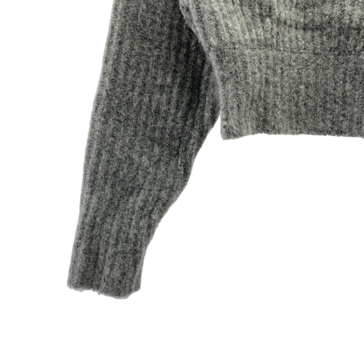 LULU 編輯 | 2024 秋冬 | 手肘貼片短針織衫 | F 碼 | 女款