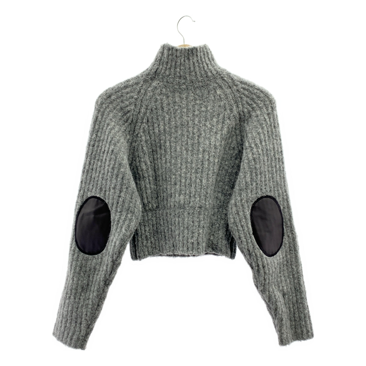 LULU 編輯 | 2024 秋冬 | 手肘貼片短針織衫 | F 碼 | 女款