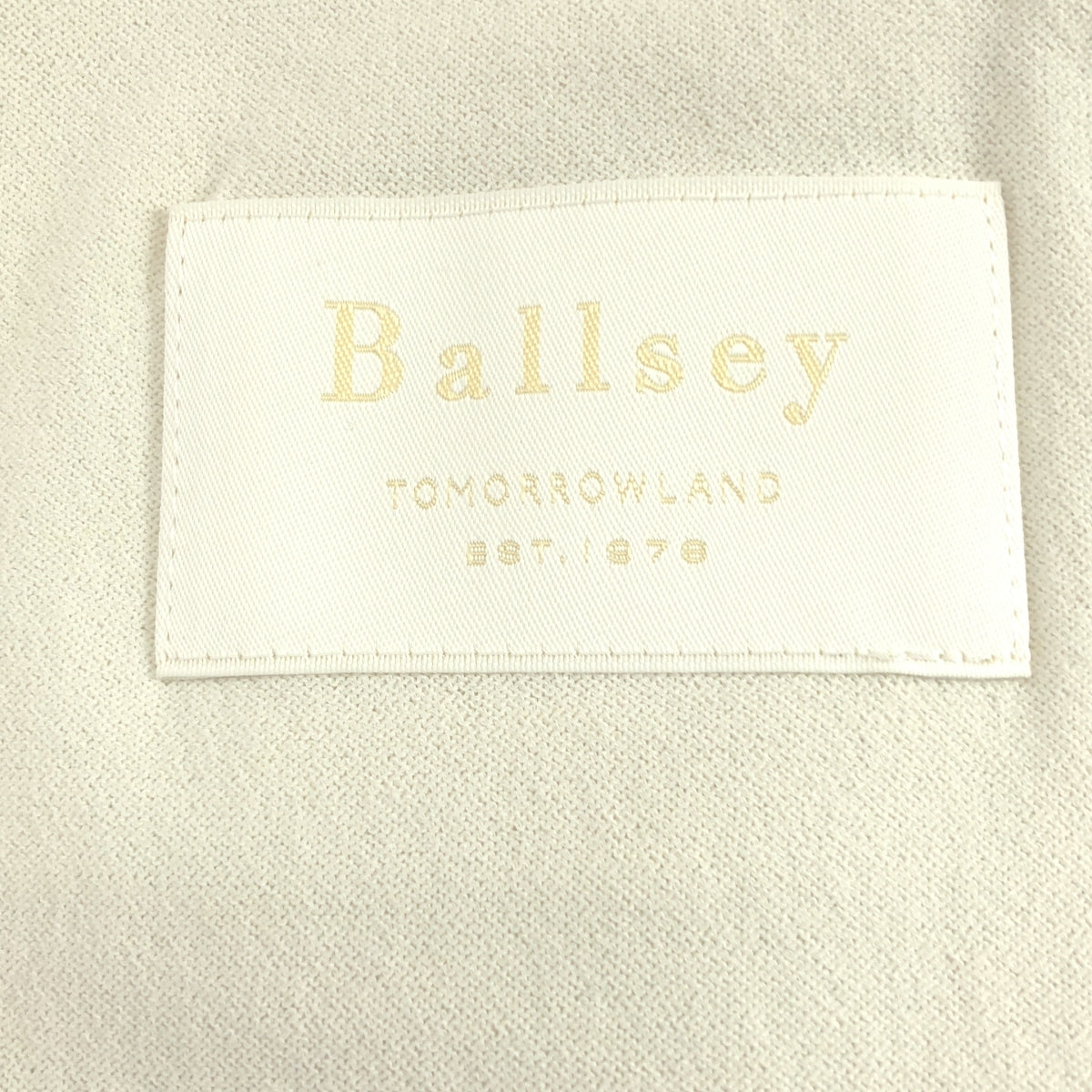 Tomorrowland BALLSEY / トゥモローランドボールジー | アセテート スリット ロング カーディガン コーディガン | F | オフホワイト | レディース