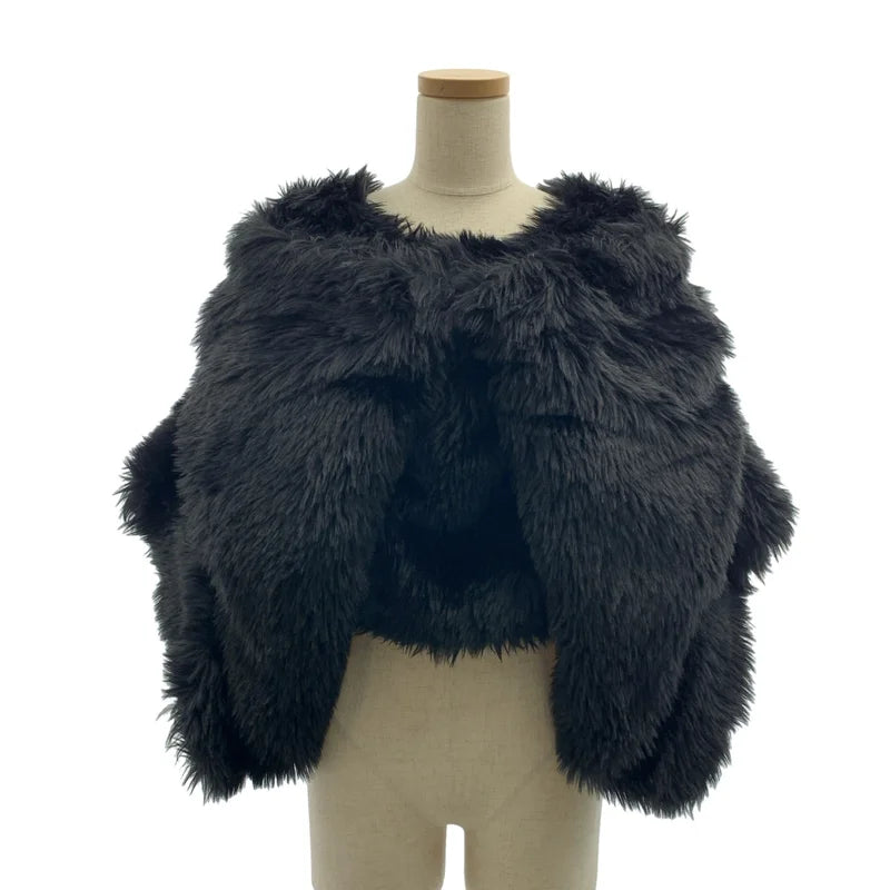 COMME des GARCONS / コムデギャルソン | 2023AW | ファーデザイン クロップド ブラウス ジャケット | S | レディース