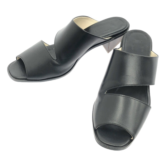 _fot / Fort | TRIANGLE MULES Leather Triangle Mule Sandals | 38 | Women's