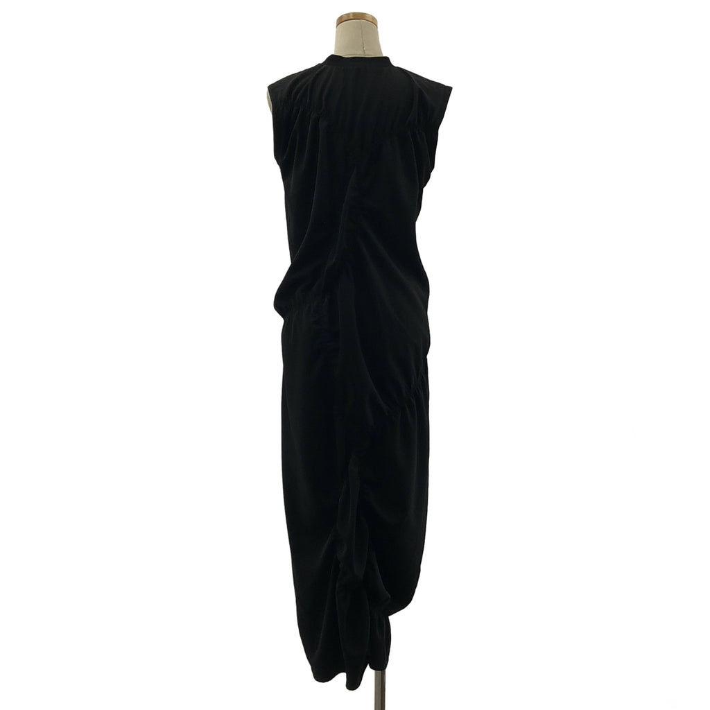 MANOF / マノフ | CIRCLE SHIRRING ONE PIECE シャーリング ワンピース | S | レディース