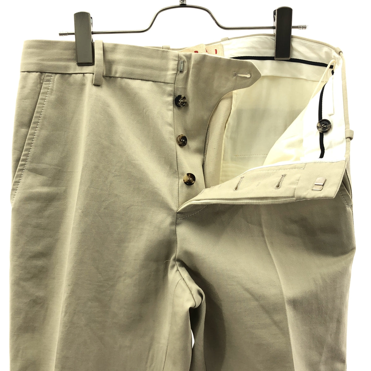 MARNI / 마르니 | 2022SS | 코튼 슬랙스 팬츠 | 40 | 여성