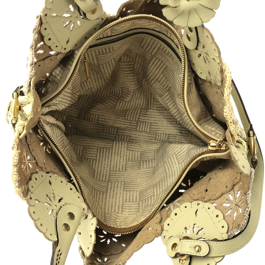 JAMIN PUECH / 자만 피에쉬 | 가죽 장식 핸드 토트 백 |