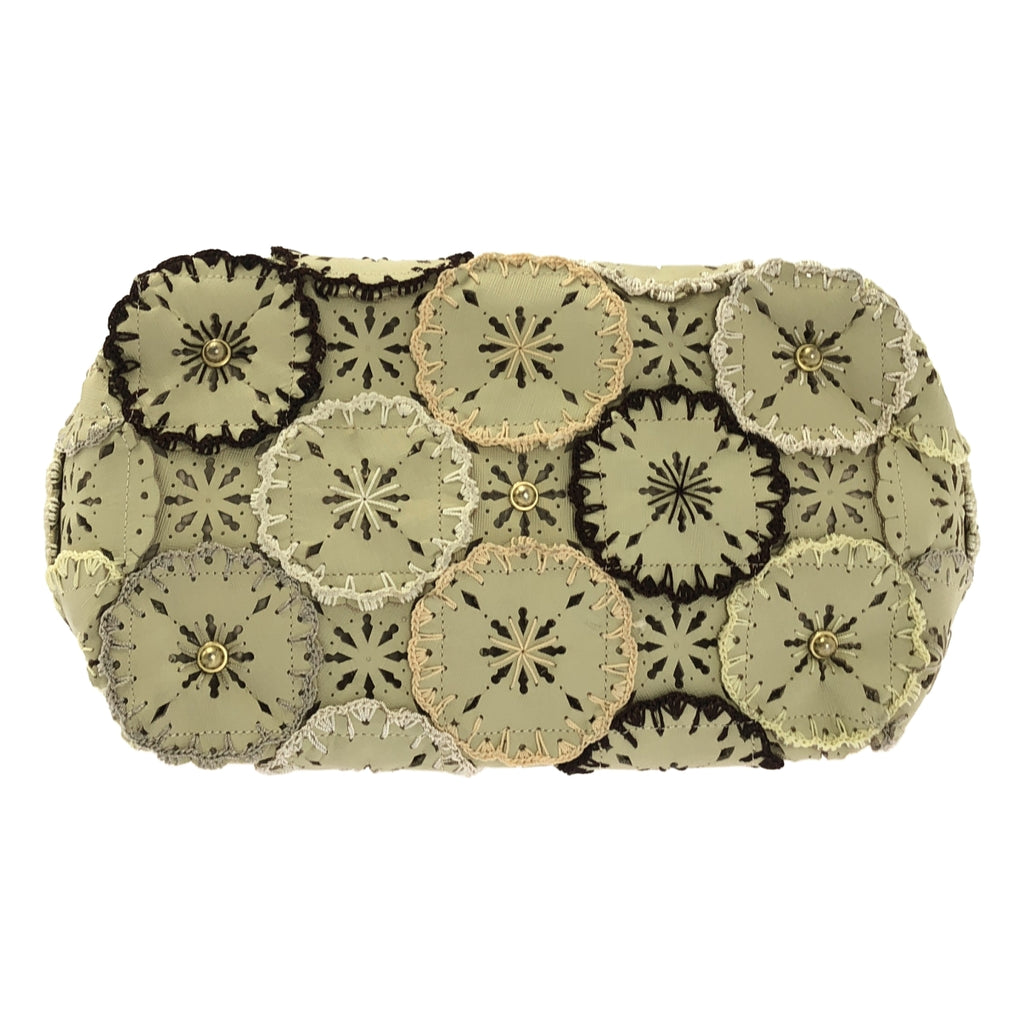 JAMIN PUECH / 자만 피에쉬 | 가죽 장식 핸드 토트 백 |