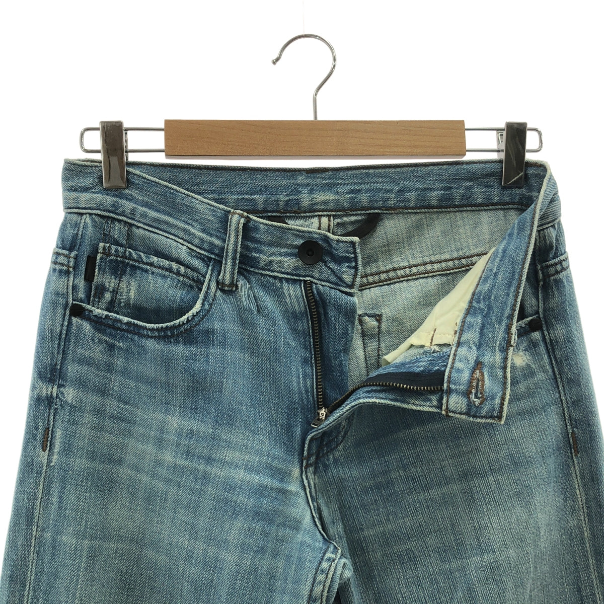 HELMUT LANG / ヘルムートラング | ブーツカット デニム パンツ | 24 | レディース