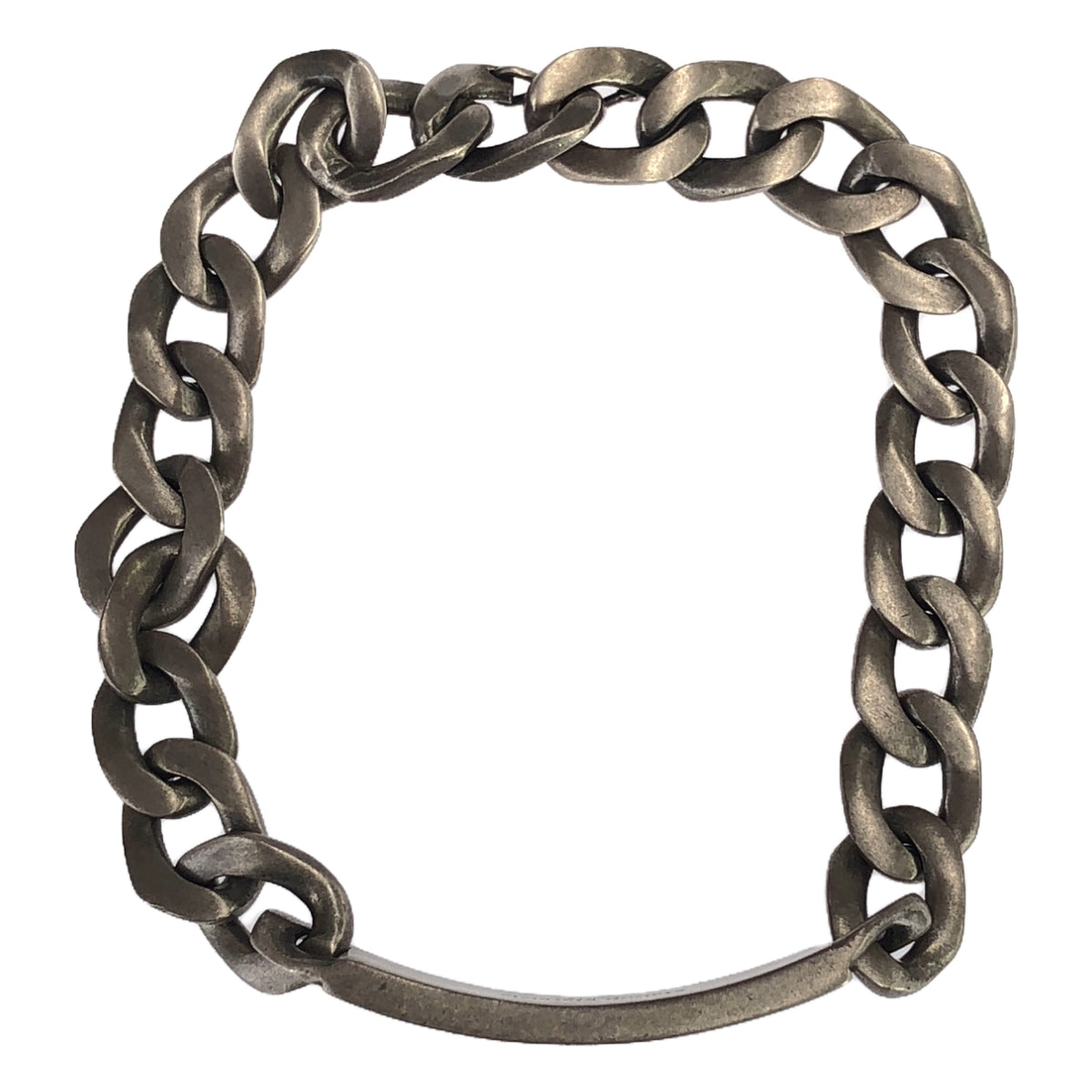 【美品】  Maison Margiela / メゾンマルジェラ | 2022AW | ID bracelet / 925 silver チェーン ブレスレット | 07 | シルバー | メンズ