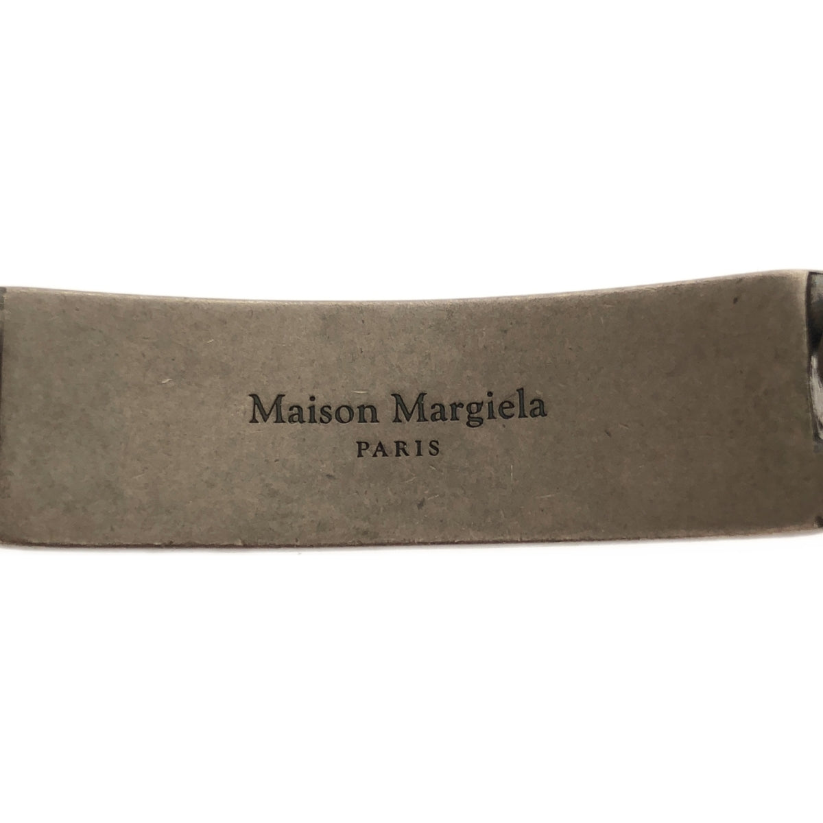 [Good Condition] Maison Margiela | 2022AW | ID bracelet / 925 silver chain bracelet | 07 | Silver | Men's