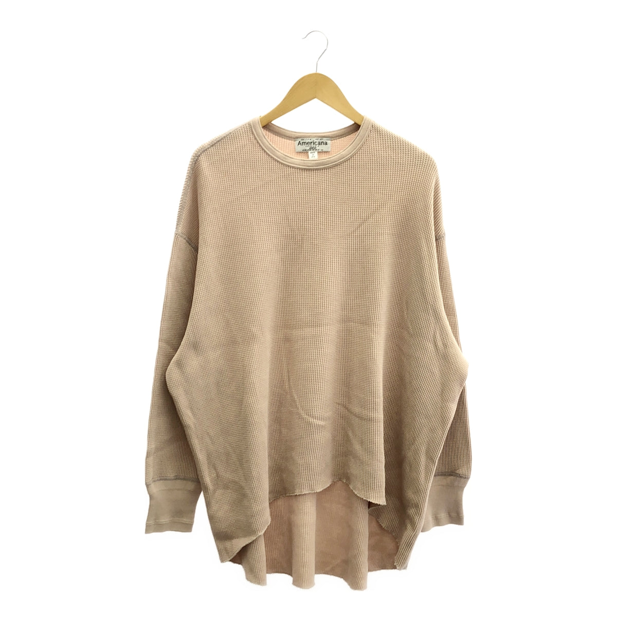 Deuxieme Classe / 두지엠 클래스 | 【AMERICANA / 아메리카나】 서멀 오버컷 톱 | F | 핑크 | 여성