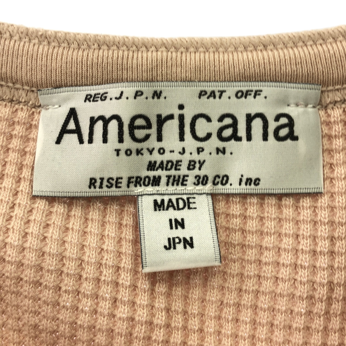 Deuxieme Classe / 두지엠 클래스 | 【AMERICANA / 아메리카나】 서멀 오버컷 톱 | F | 핑크 | 여성