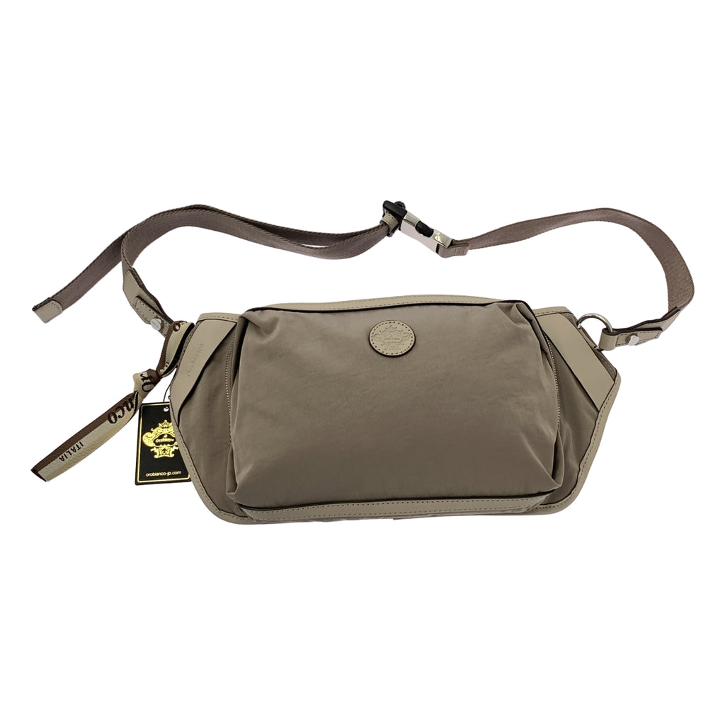 Orobianco / 오로비안코 | 나일론 로고 숄더 바디 백 / 무늬 총 안감 |