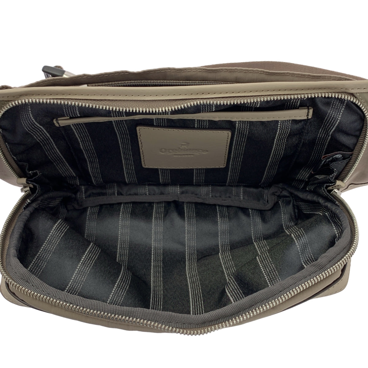 Orobianco / 오로비안코 | 나일론 로고 숄더 바디 백 / 무늬 총 안감 |