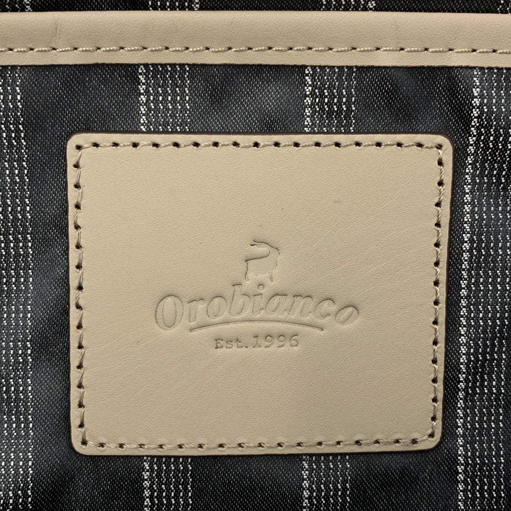 Orobianco / 오로비안코 | 나일론 로고 숄더 바디 백 / 무늬 총 안감 |