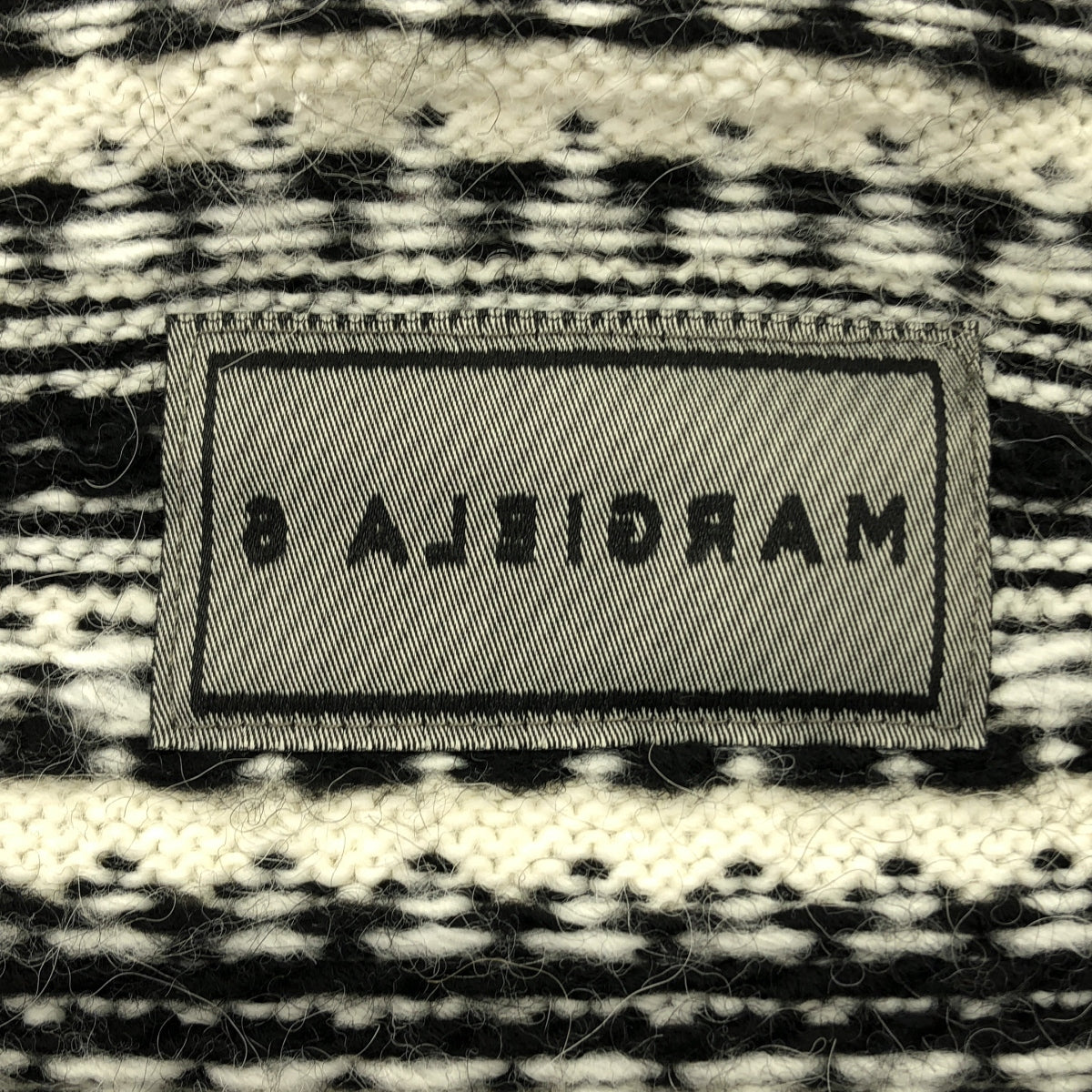 MM6 Maison Margiela / 엠엠 식스 메종 마르젤라 | 2021AW | INSIDE OUT / REVERSED 알파카 혼합 인사이드 아웃 니트 | S |