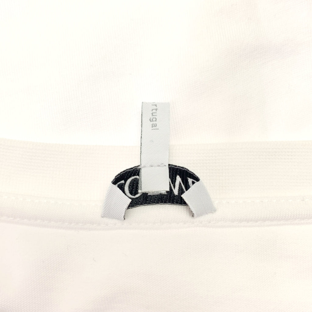 LOEWE / 로에베 | 애너그램 엠브로이드 코튼 티셔츠 컷소우 / 유니섹스 | XXS | 남성