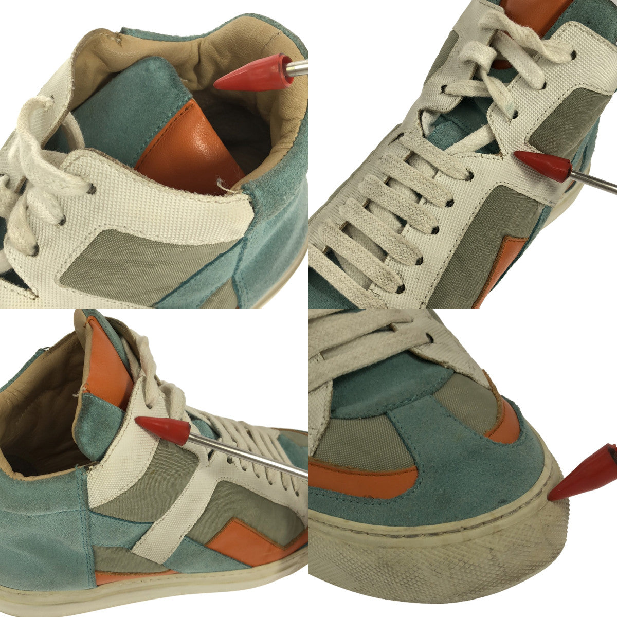 MM6 Maison Margiela |絨面革裝飾德國高筒運動鞋 |尺寸 38 |多色 |女性的